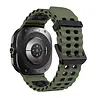 Strap-it Strap-it Correa de silicona wave Samsung Galaxy Watch Ultra (verde/negra) Strap-it Strap-it Correa de silicona wave Samsung Galaxy Watch Ultra (verde/negra)