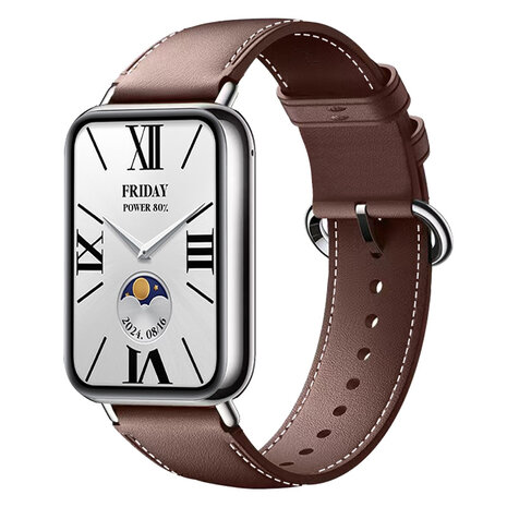 Strap-it Strap-it Correa cuero Redmi Watch 4 (marrón oscuro) Strap-it Strap-it Correa cuero Redmi Watch 4 (marrón oscuro)