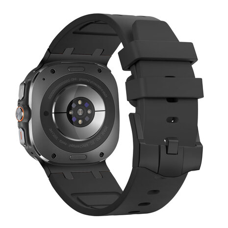 Bandz Bandz Correa silicona 'Luxe Liquid' Samsung Galaxy Watch Ultra (negra con negra)