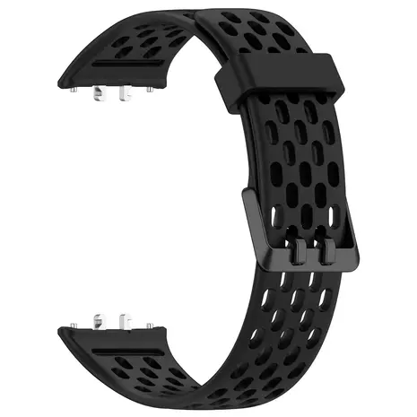 Strap-it Strap-it Correa silicona transpirable Samsung Galaxy Fit 3 (negra)
