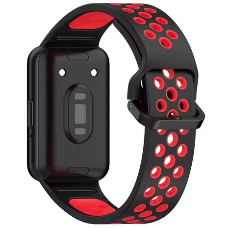 Strap-it Strap-it Correa deportiva Samsung Galaxy Fit 3 (negra/rojo) Strap-it Strap-it Correa deportiva Samsung Galaxy Fit 3 (negra/rojo)