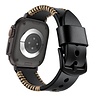 Strap-it Strap-it Correa de cuero cosida Apple Watch (negra) Strap-it Strap-it Correa de cuero cosida Apple Watch (negra)