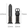 Strap-it Strap-it Correa de cuero cosida Apple Watch (negra) Strap-it Strap-it Correa de cuero cosida Apple Watch (negra)
