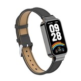 Strap-it Correa cuero Xiaomi Smart Band 9 Active (negra) Strap-it Correa cuero Xiaomi Smart Band 9 Active (negra)