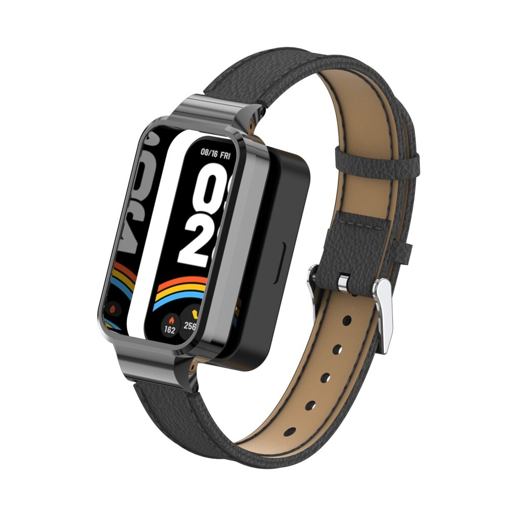 Strap-it Strap-it Correa cuero Xiaomi Smart Band 9 Active (negra) Strap-it Strap-it Correa cuero Xiaomi Smart Band 9 Active (negra)