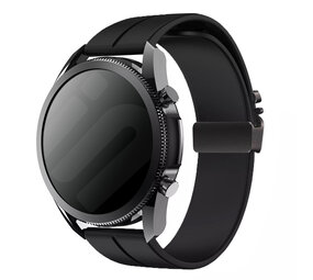 Strap-it Correa silicona Samsung Galaxy Watch 3 45mm con hebilla P (negra)
