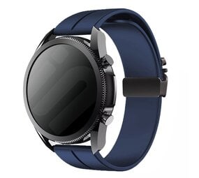 Strap-it Correa silicona Huawei Watch GT 2 46mm con hebilla P (azul oscuro)
