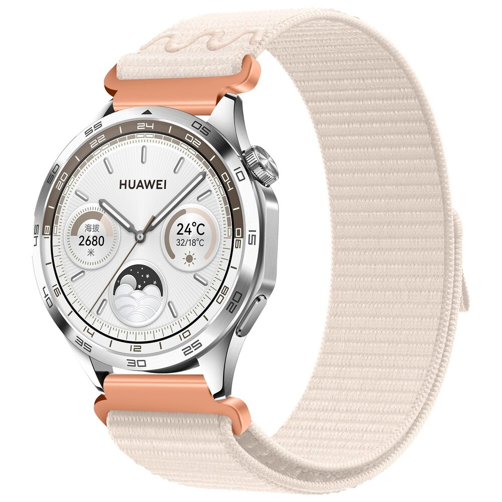 Strap-it Strap-it Correa nylon Huawei Watch GT 5 Pro - 42mm (blanco estrella) Strap-it Strap-it Correa nylon Huawei Watch GT 5 Pro - 42mm (blanco estrella)