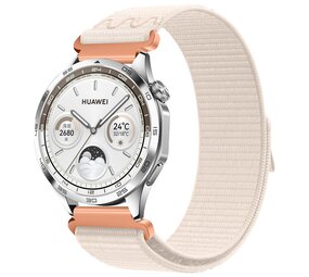 Strap-it Correa nylon Huawei Watch GT 5 Pro - 42mm (blanco estrella) Strap-it Correa nylon Huawei Watch GT 5 Pro - 42mm (blanco estrella)