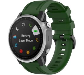 Strap-it Correa silicona Garmin Instinct E - 40mm (verde militair)