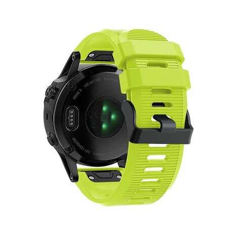 Strap-it Strap-it Correa silicona Garmin Instinct 3 - 50mm (verde claro)