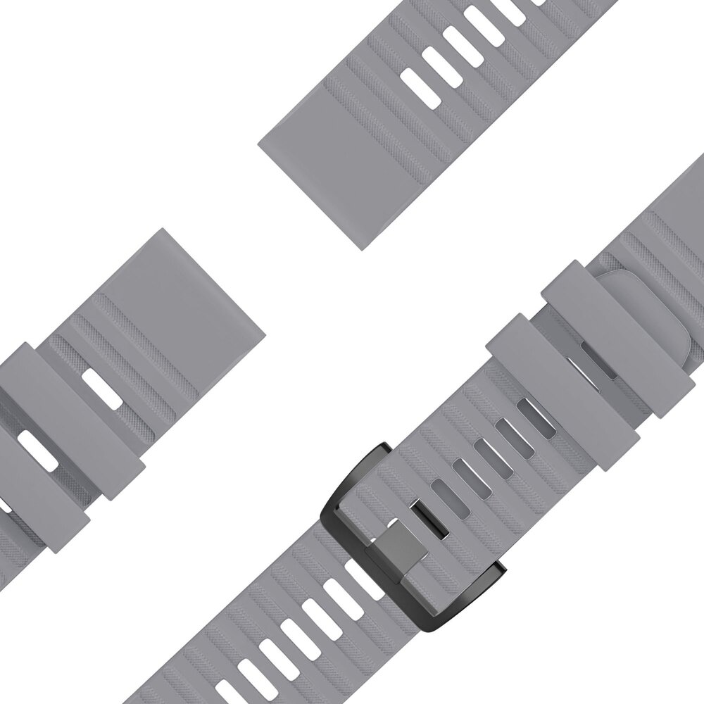 Strap-it Bandz Correa silicona con hebilla Garmin Instinct E - 45mm (gris)