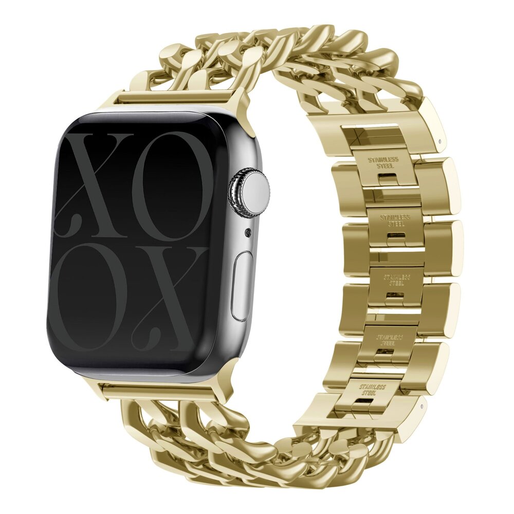 xoxo Wildhearts xoxo Wildhearts Correa acero Apple Watch - Chain strap (gold) - 38/40/41/42mm xoxo Wildhearts xoxo Wildhearts Correa acero Apple Watch - Chain strap (gold) - 38/40/41/42mm