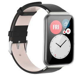 Strap-it Correa cuero Huawei Watch Fit SE (negra) Strap-it Correa cuero Huawei Watch Fit SE (negra)