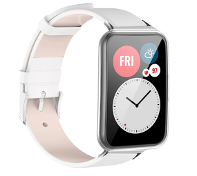 Strap-it Correa cuero Huawei Watch Fit SE (blanca) Strap-it Correa cuero Huawei Watch Fit SE (blanca)