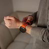 Strap-it Strap-it Correa de silicona wave Samsung Galaxy Watch Ultra (naranja/negra) Strap-it Strap-it Correa de silicona wave Samsung Galaxy Watch Ultra (naranja/negra)