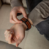 Strap-it Strap-it Correa de silicona wave Samsung Galaxy Watch Ultra (negra/naranja) Strap-it Strap-it Correa de silicona wave Samsung Galaxy Watch Ultra (negra/naranja)