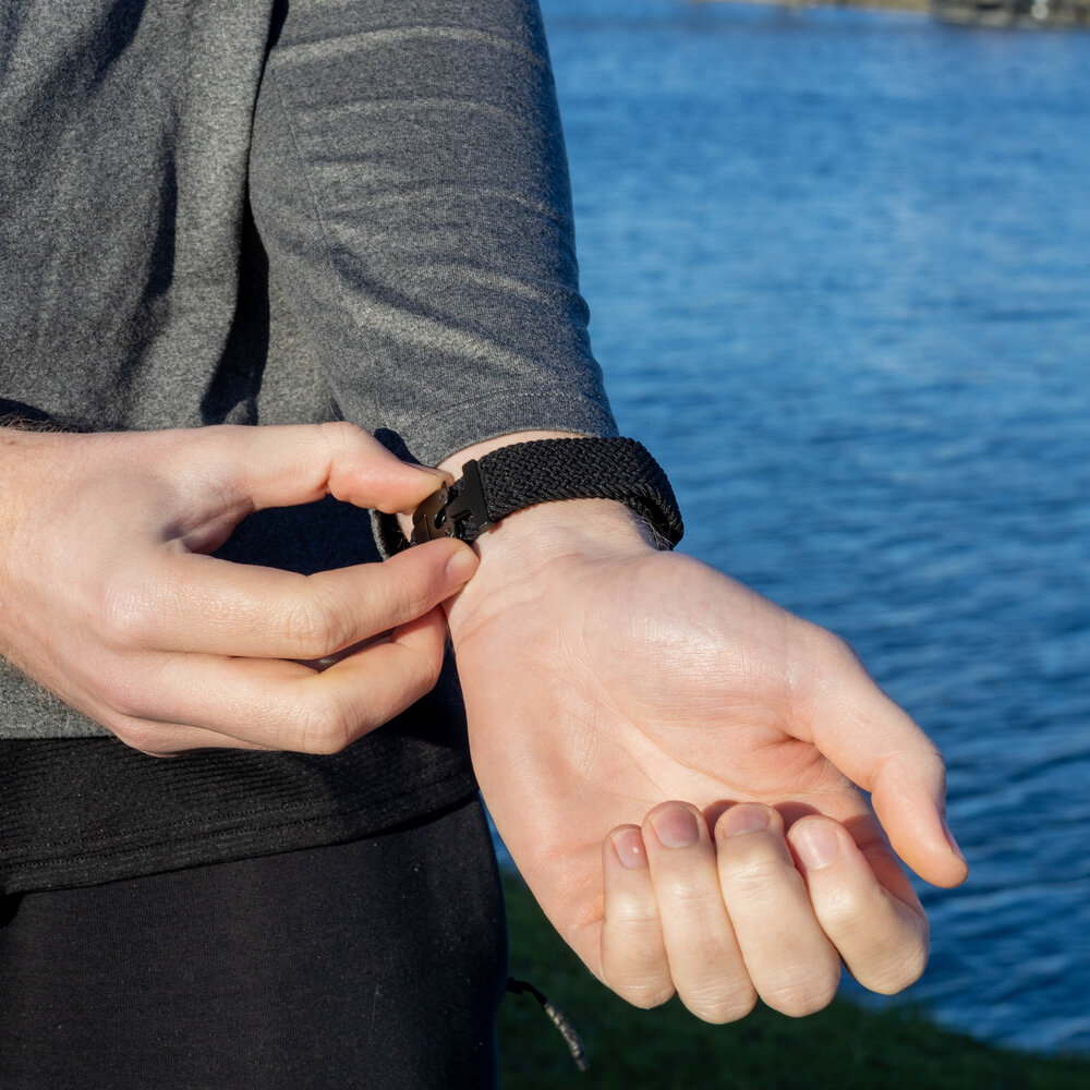 Strap-it Strap-it Correa trenzada Amazfit GTS 4 (Mini) con hebilla P (negra) Strap-it Strap-it Correa trenzada Amazfit GTS 4 (Mini) con hebilla P (negra)