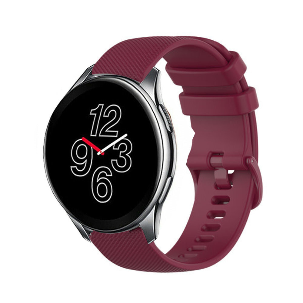 Strap-it Strap-it Correa silicona de lujo OnePlus Watch 3 (vino tinto)