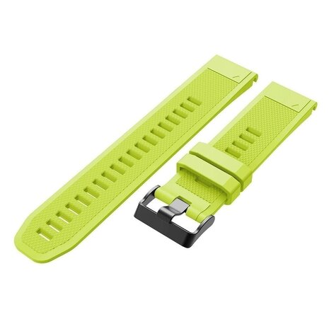 Strap-it Strap-it Correa silicona Garmin Tactix 8 - 47mm (verde claro)