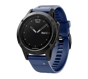 Strap-it Correa silicona Garmin Tactix 8 - 47mm (azul oscuro)