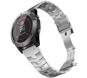 Strap-it Correa de titanio Garmin Tactix 7 Pro (plata) Strap-it Correa de titanio Garmin Tactix 7 Pro (plata)