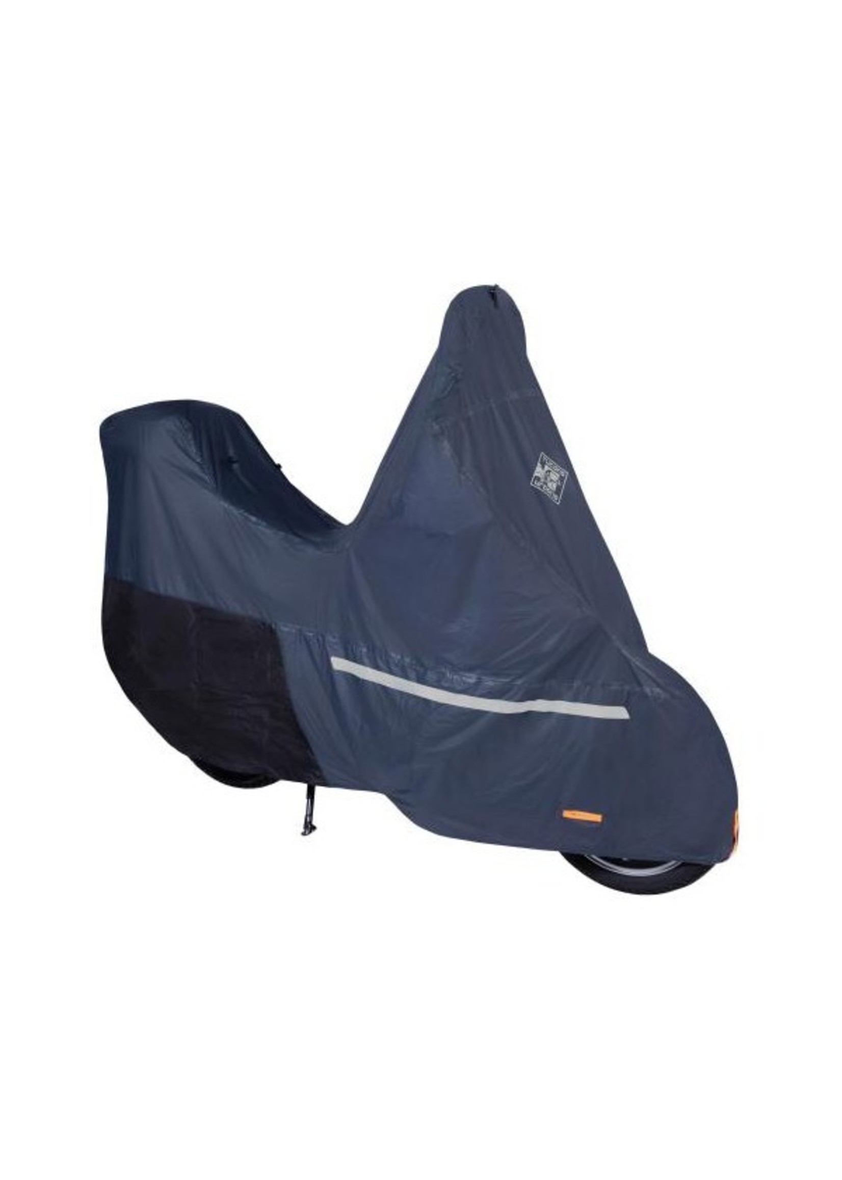 beschermhoes + windscherm/koffer scooter ademend L blauw donker tucano 218pro