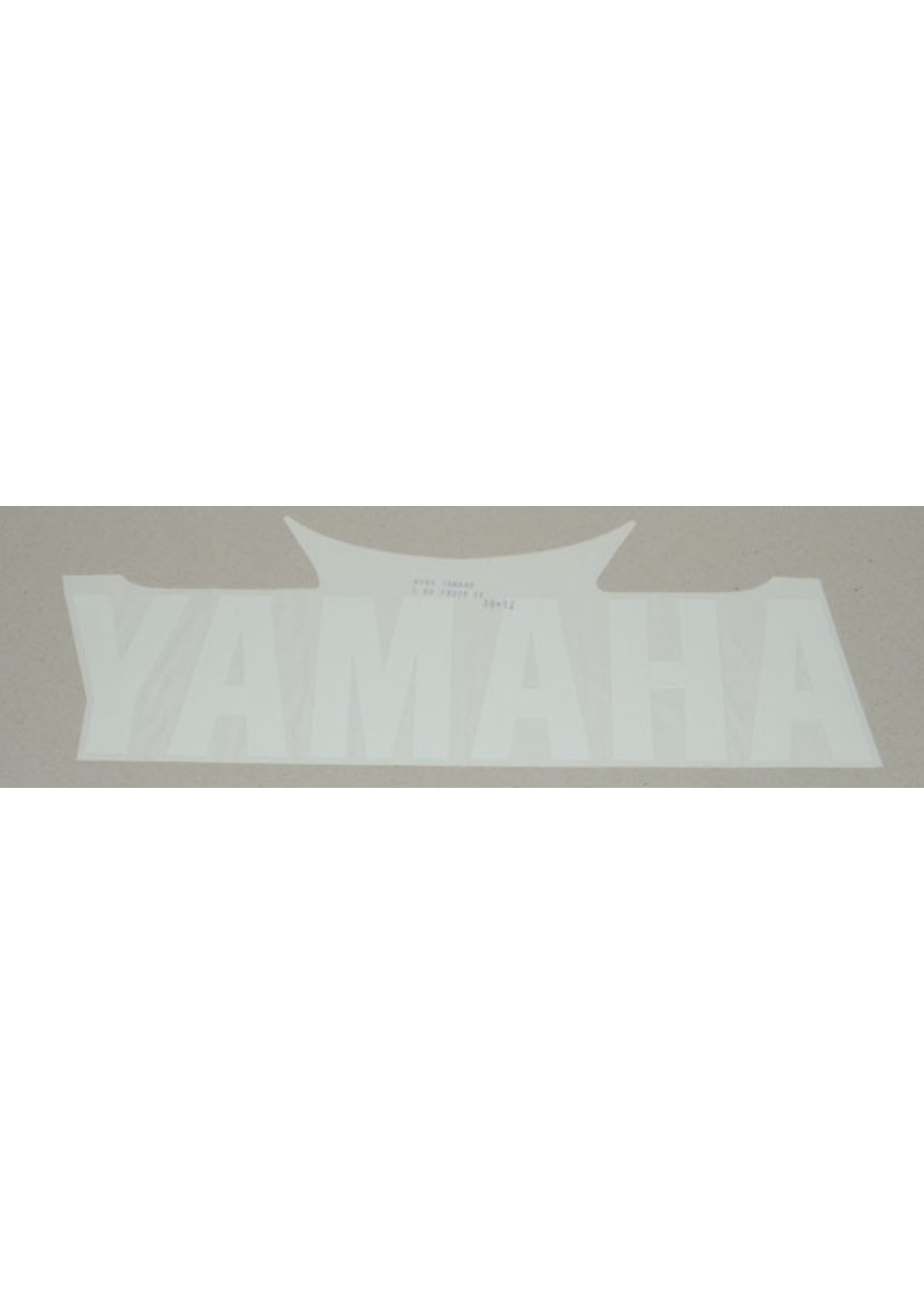 Yamaha sticker yamaha woord [yamaha] onderspoiler wit orig 5brf83280000