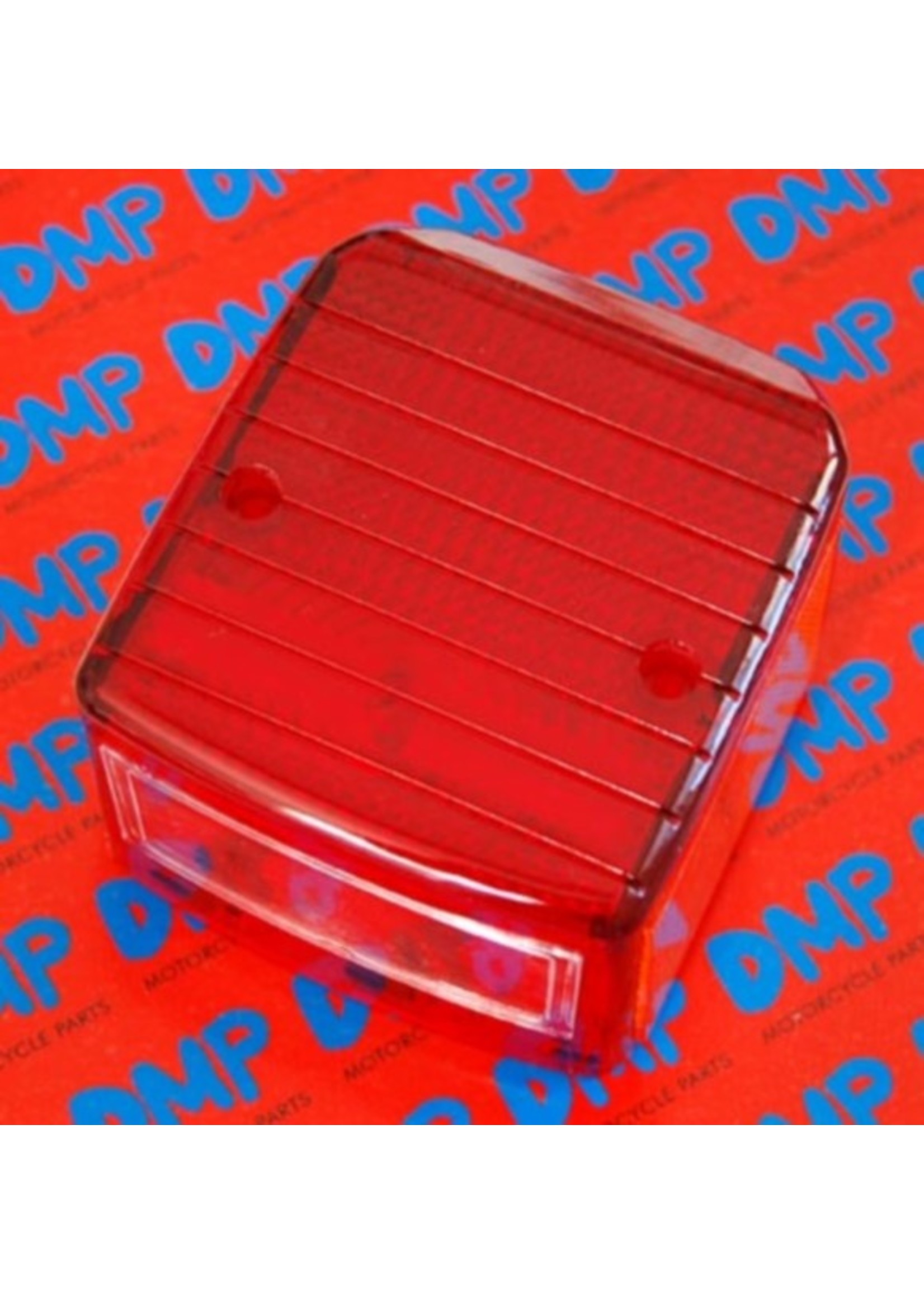 Piaggio achterlichtglas maxi/pearly/tomos rood DMP