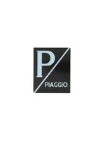 Piaggio sticker logo voorscherm lx/piag/primav/sprin zwart/zwart