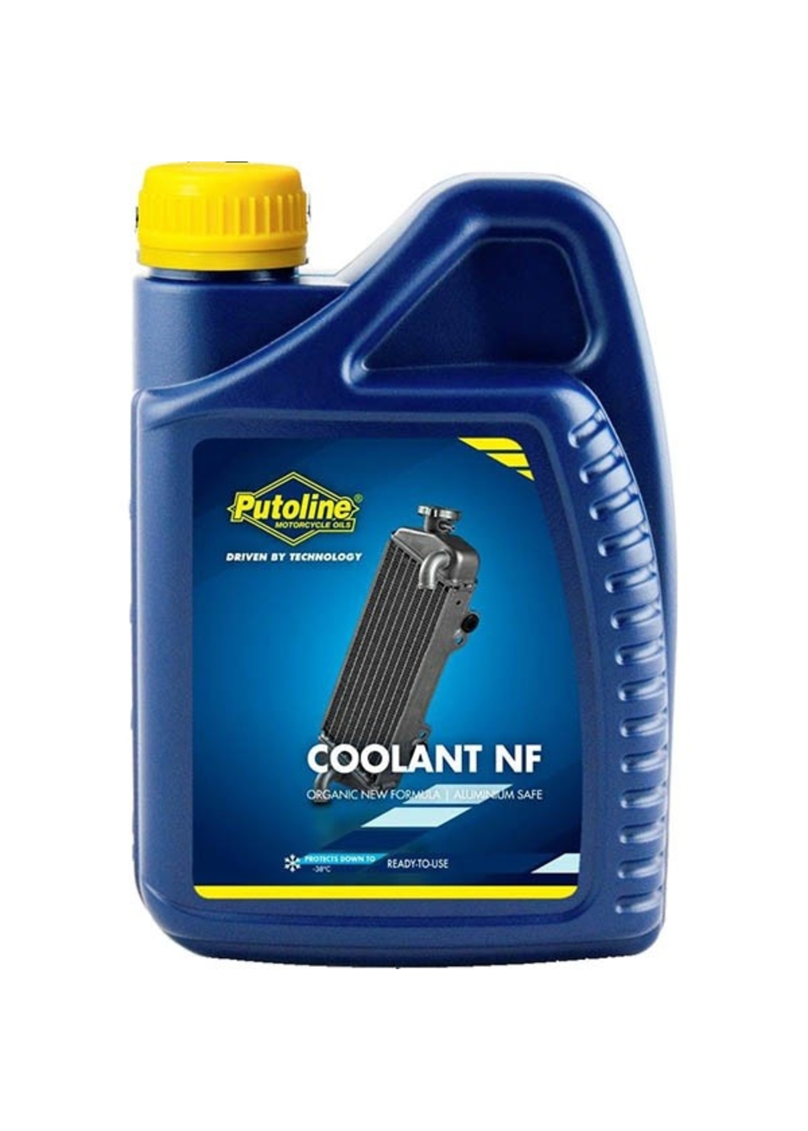 Putoline onderhoudsmiddel koelvloeistof coolant NF -38°C 1L fles putoline 70055