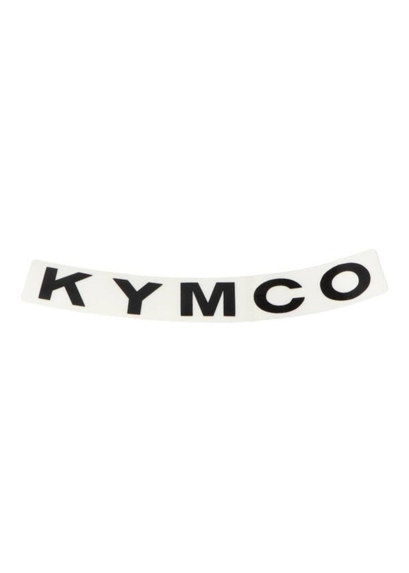 Kymco sticker beenschild woord [kymco] 8.5cm zwart kymco orig 87532kagv000b