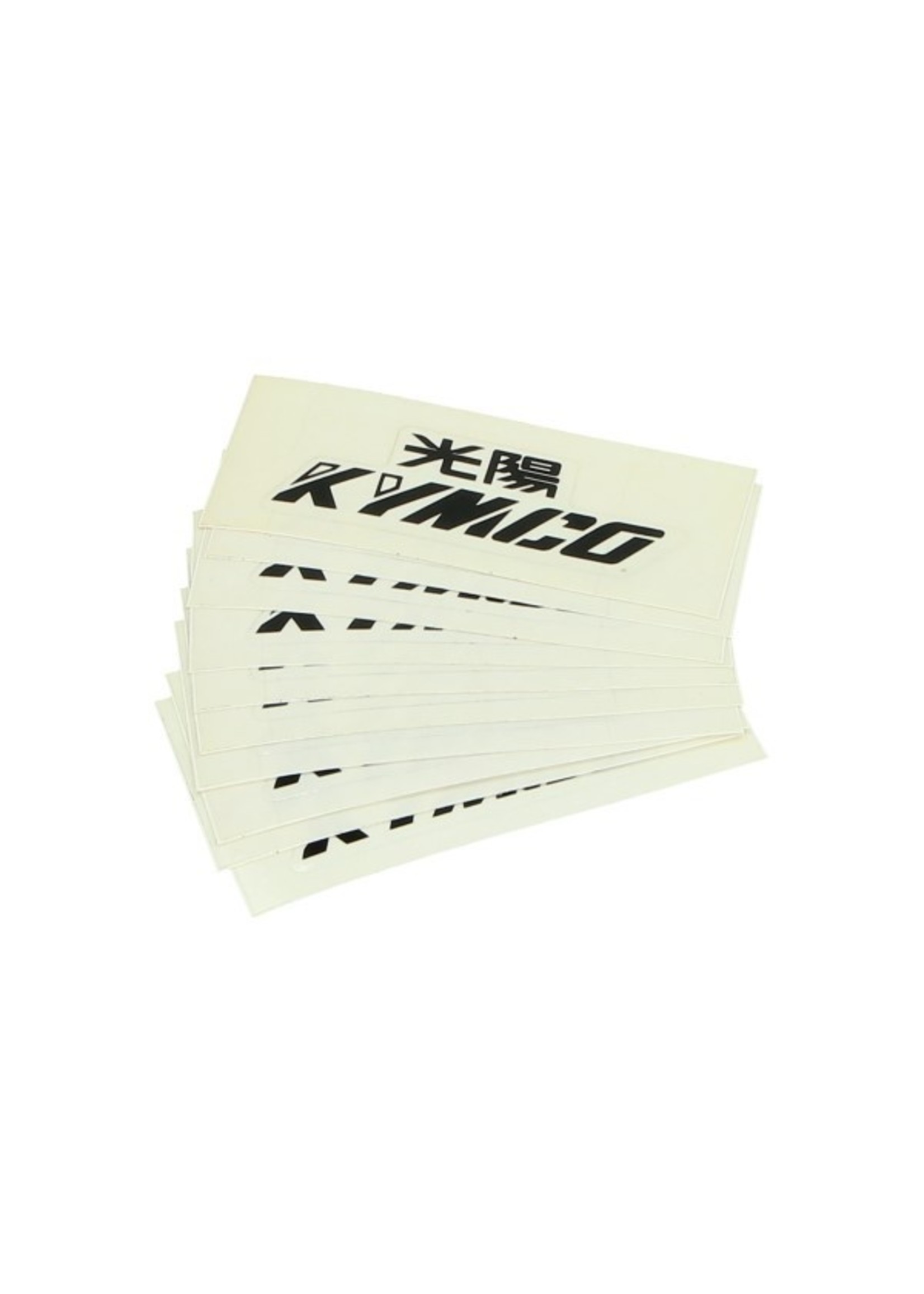 Kymco sticker woord [kymco] 8cm zwart