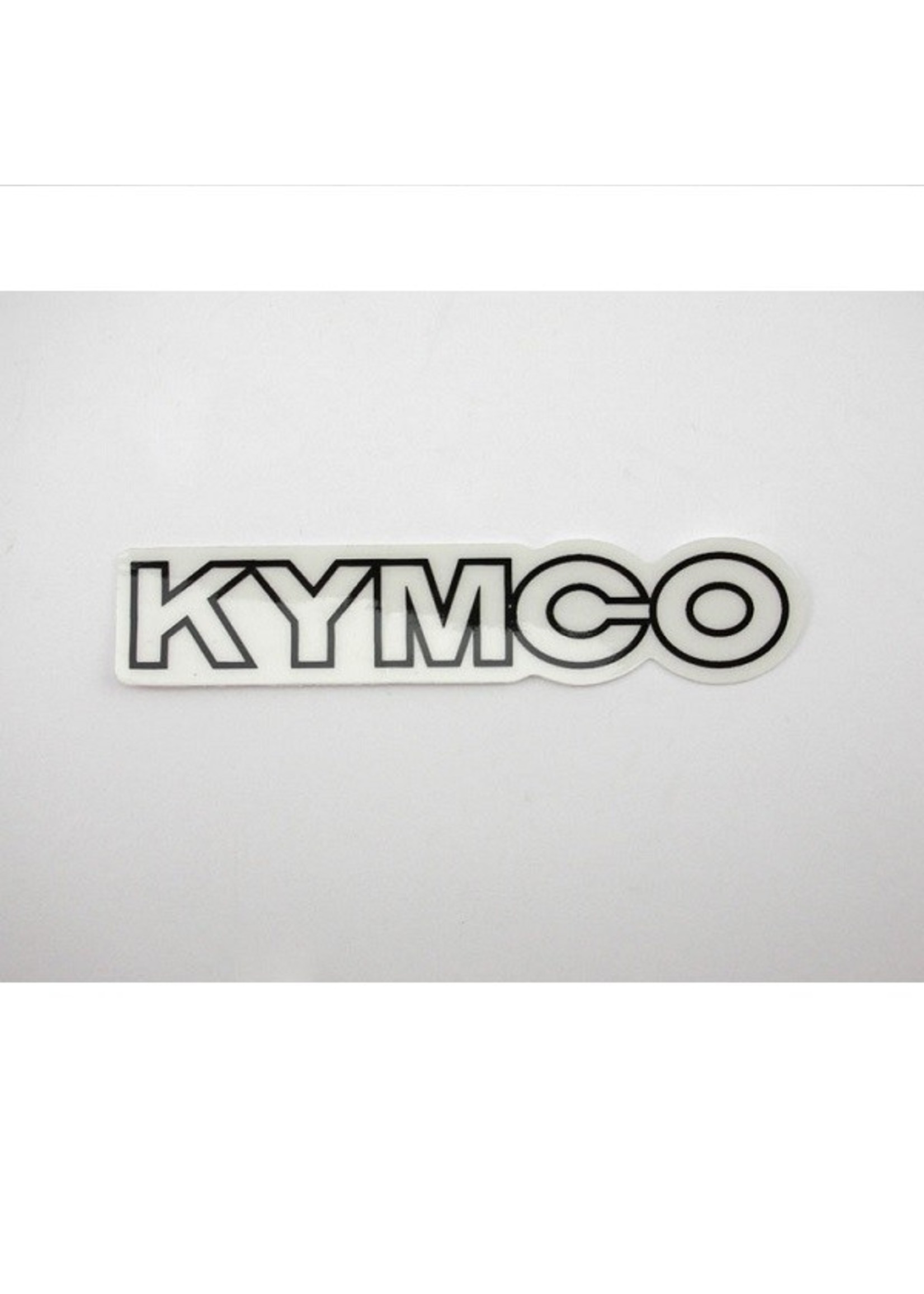 Kymco sticker beenschild woord [kymco] vp 50 wit diamant kymco orig 87140-lfc8-e80-t02