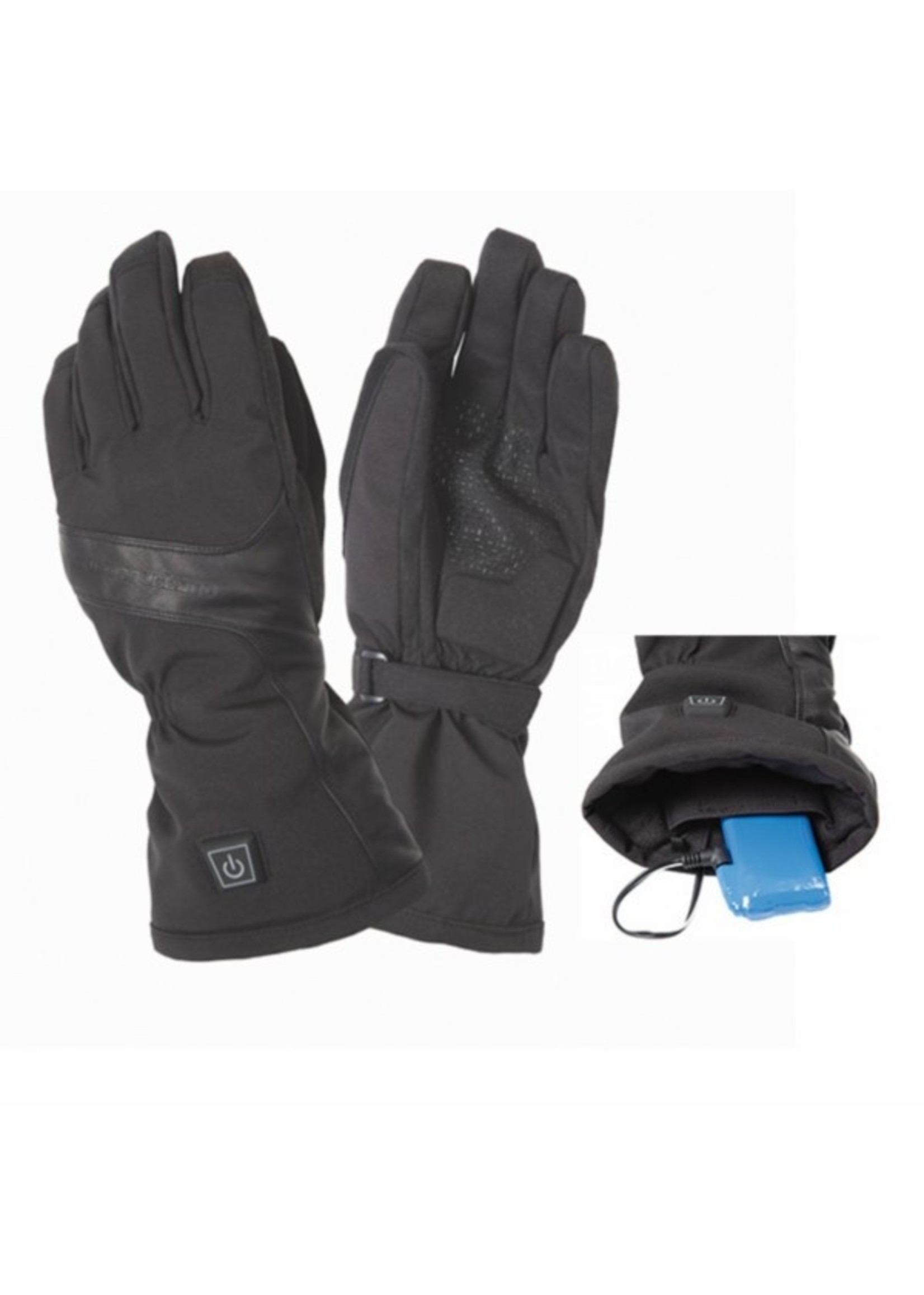 kleding handschoenset + verwarming L zwart tucano