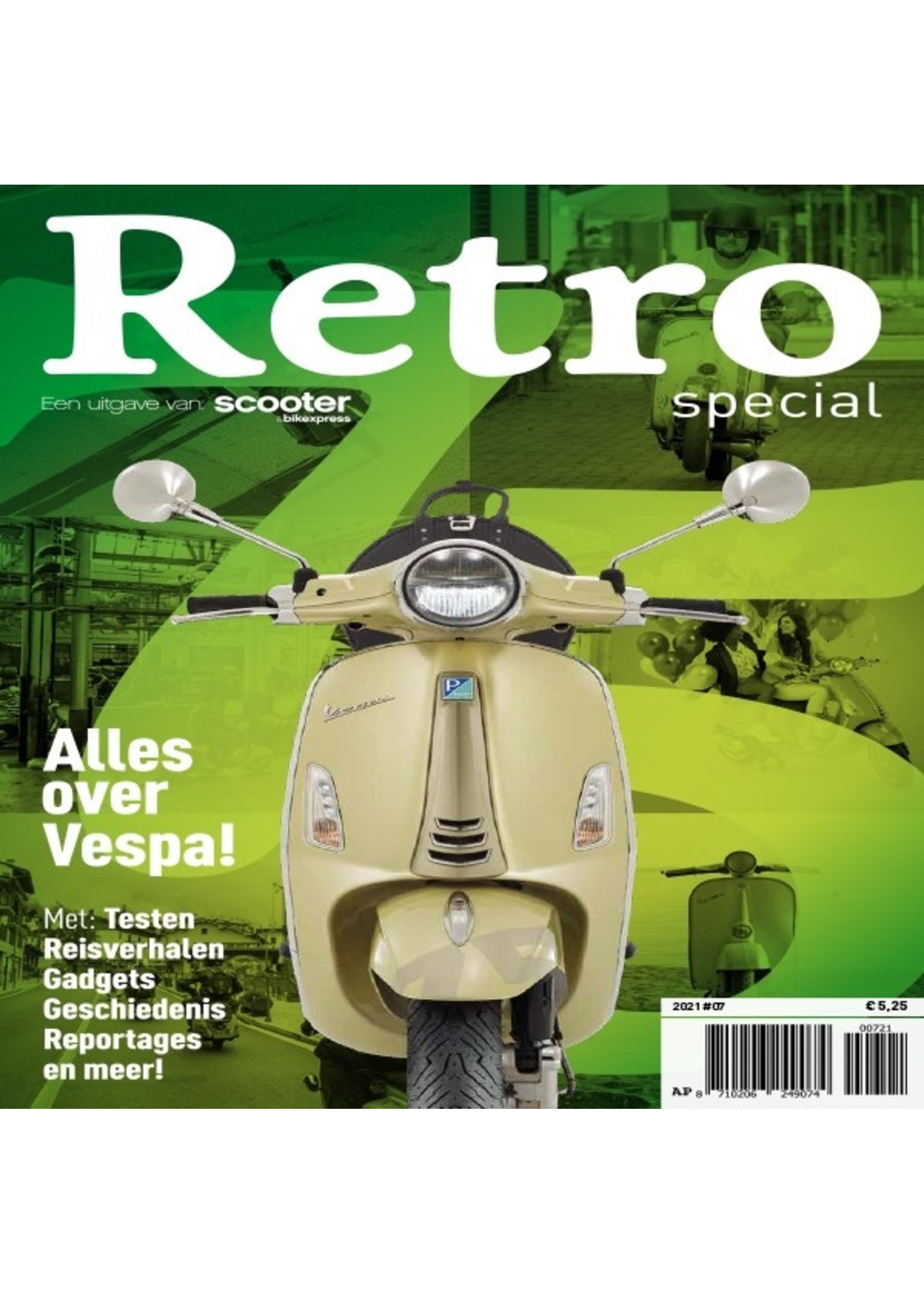 accessoire tijdschrift retro vespa special 2021=op=op