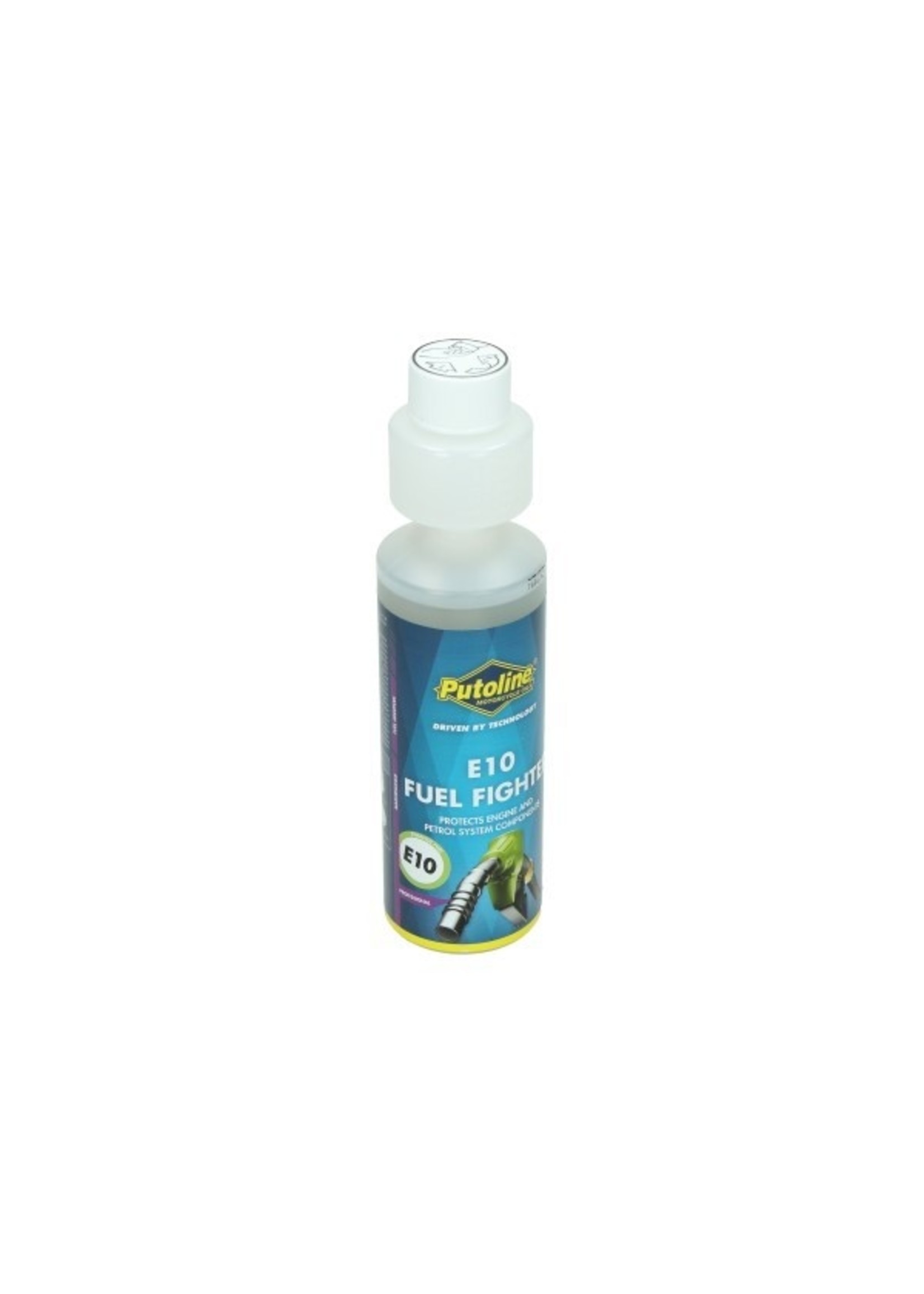 Putoline smeermiddel Clean up E10 toevoeging 250mL fles putoline 74223