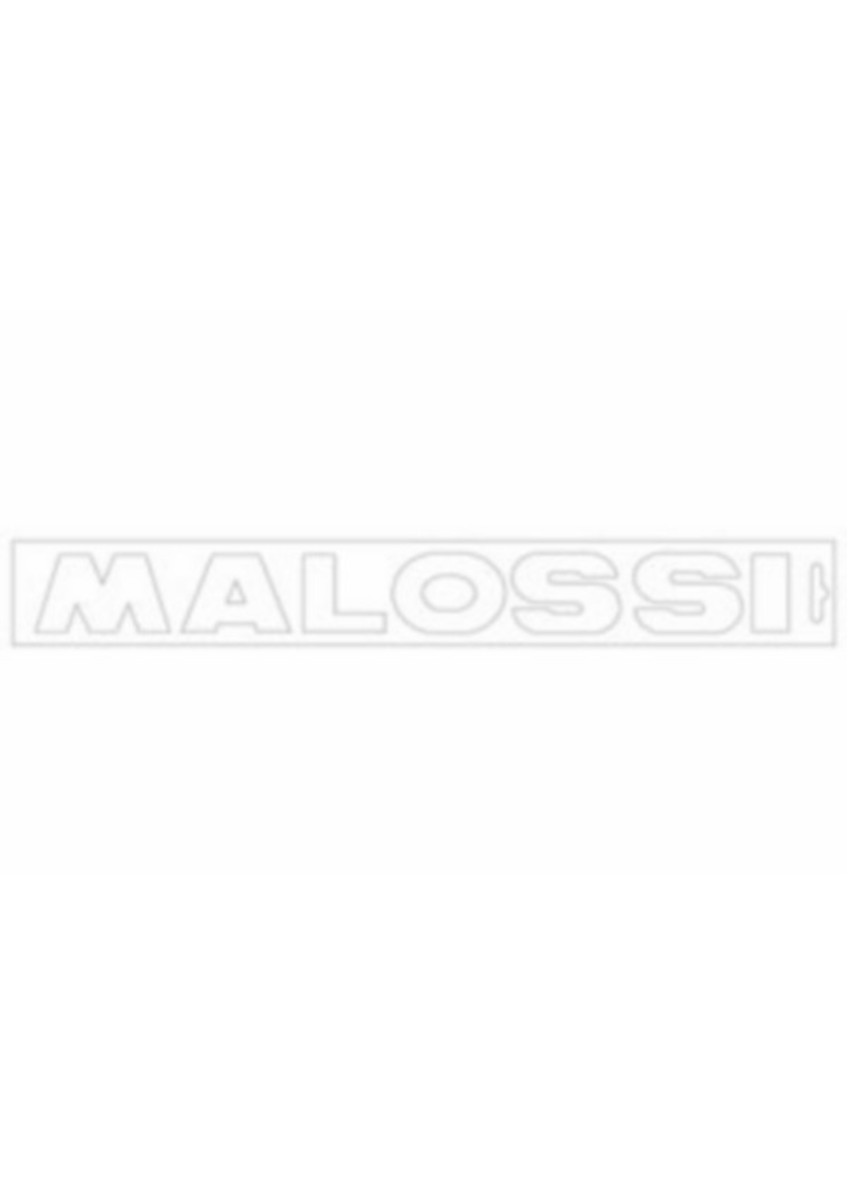 stickers sticker univ woord [malossi] wit malossi 3312650=op=op