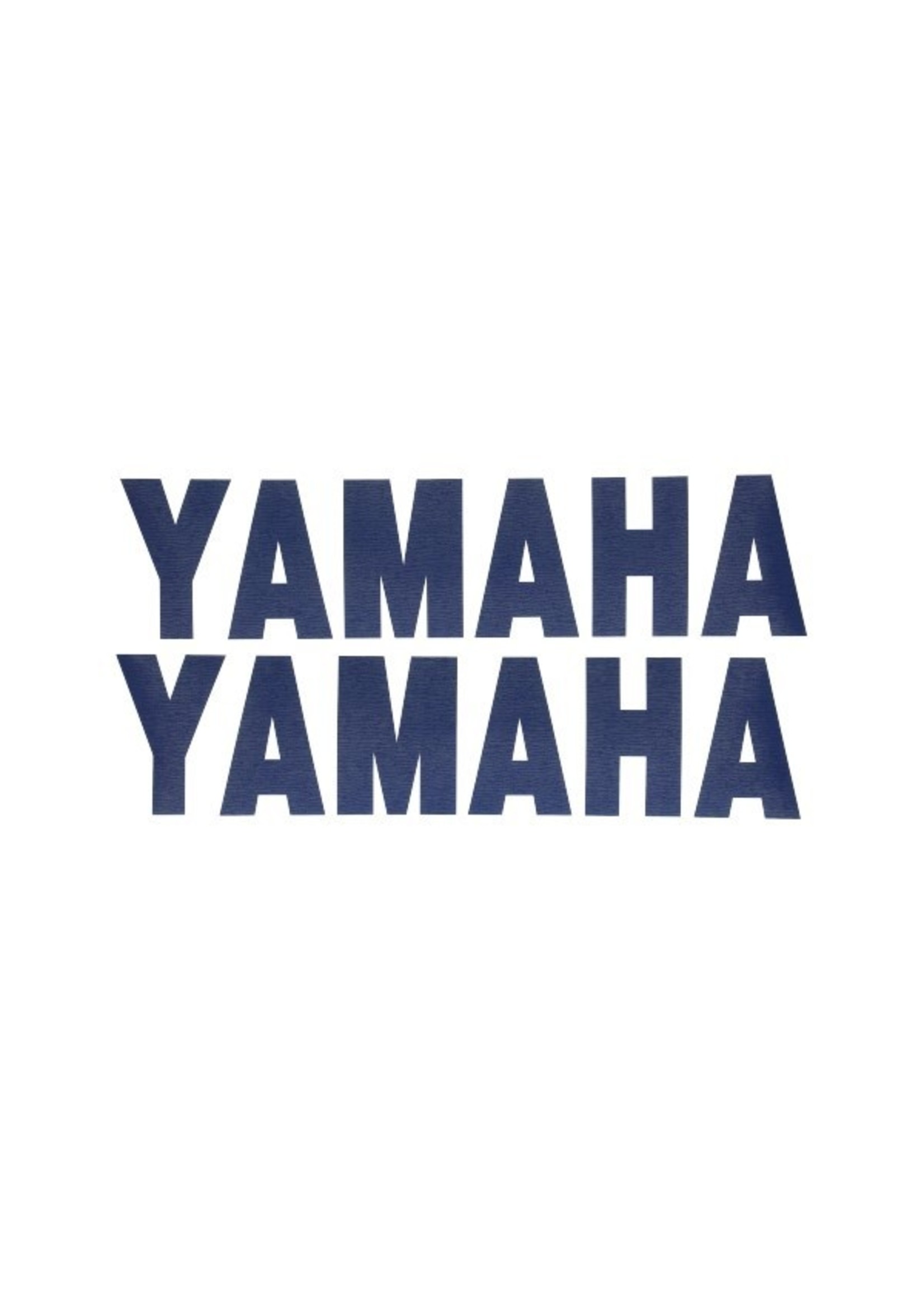 Yamaha sticker yamaha woord [yamaha] onderspoiler aerox blauw 980587.blu 2-delig