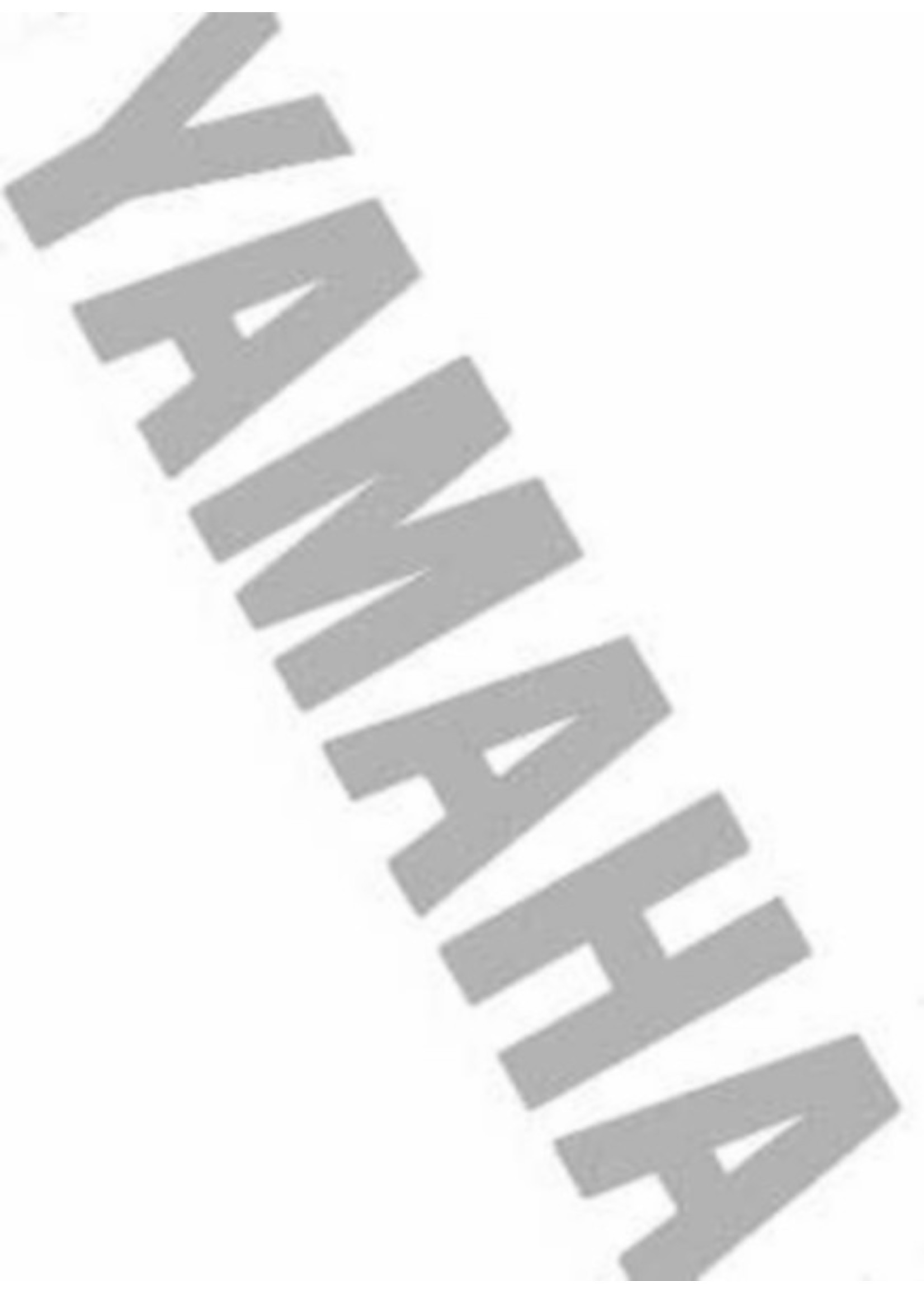 Yamaha sticker yamaha woord [yamaha] onderspoiler aerox chroom falko 980587.chr 2-delig