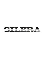Gilera sticker piaggio woord [gilera] run/stal 23cm zwart orig 081942