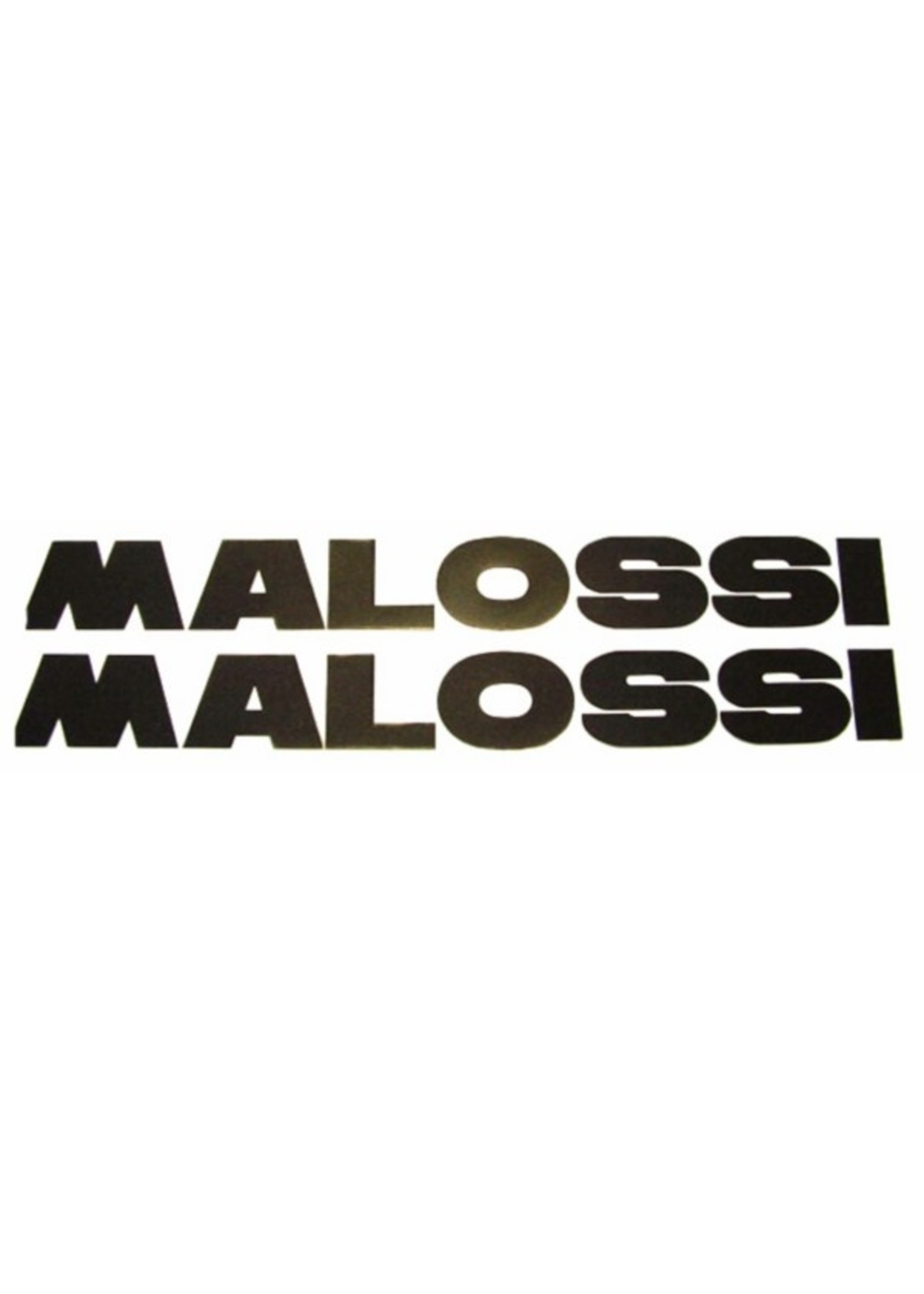 stickers sticker univ woord [malossi] 30cm zwart falko 980632bla 2-delig