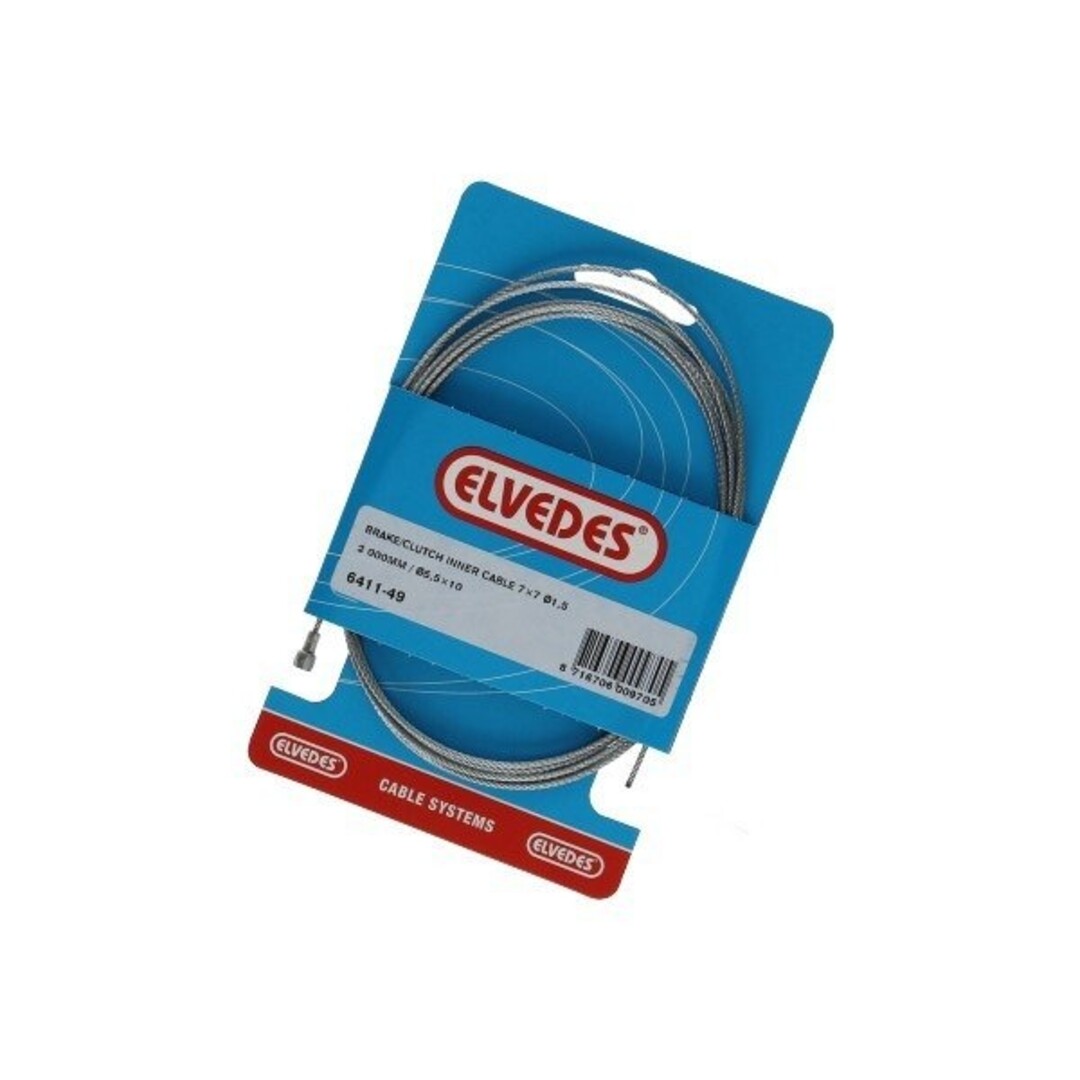 Kabel versnelling set lang grijs binnen+buiten Elvedes