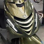 Piaggio KNIPPERLICHTSET ALPHA TUBE DAGRIJ VOORZIJDE L+R PASSEND OP ZIP - (MATRIX) SMOKE ZIP LED