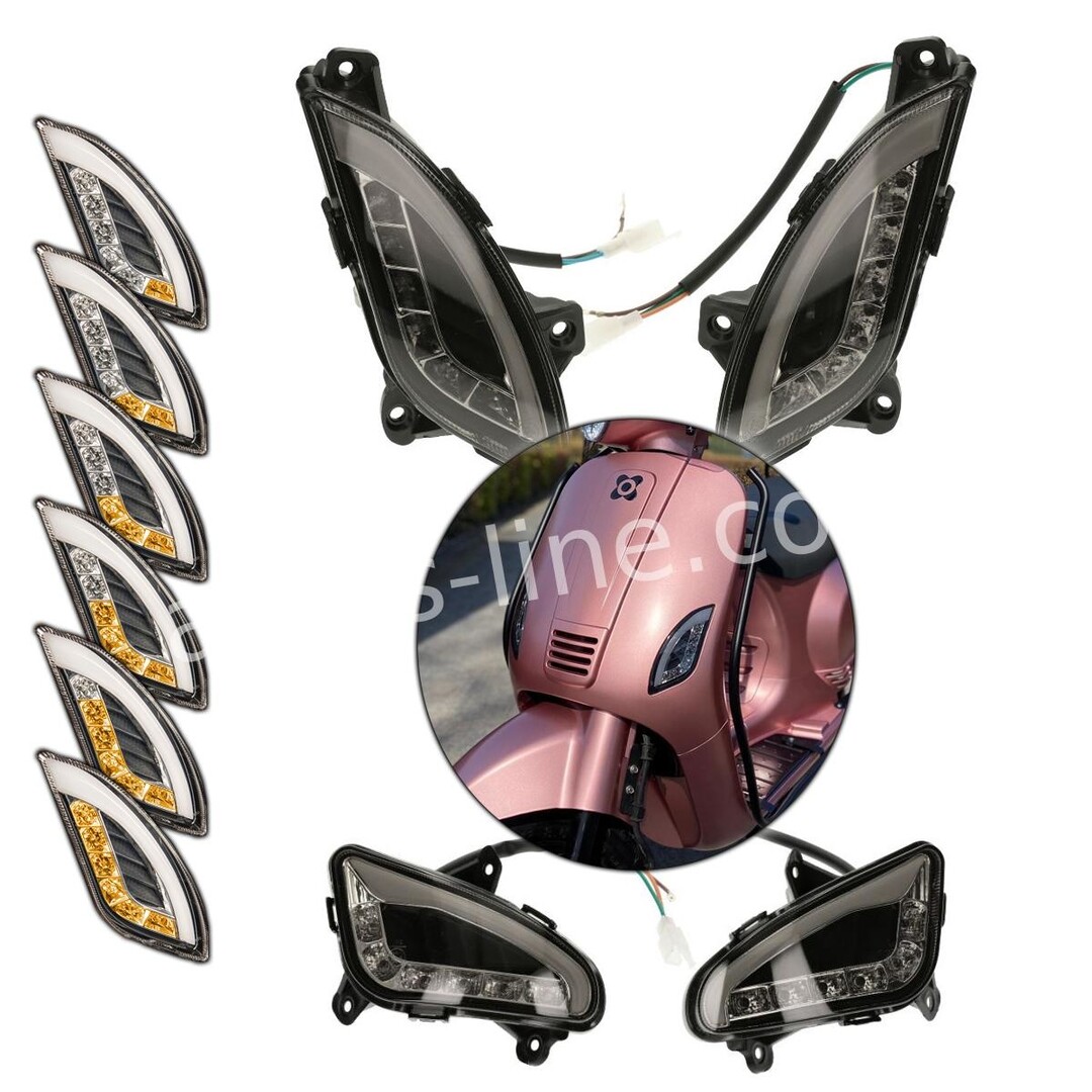 LED KNIPPERLICHT VOORZIJDE LINKS + RECHTS LOOK A LIKE LX/S SMOKE ( MOVING ) - E KEUR