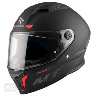 MT Helmet HELM STINGER 2 SOLID MAT ZWART