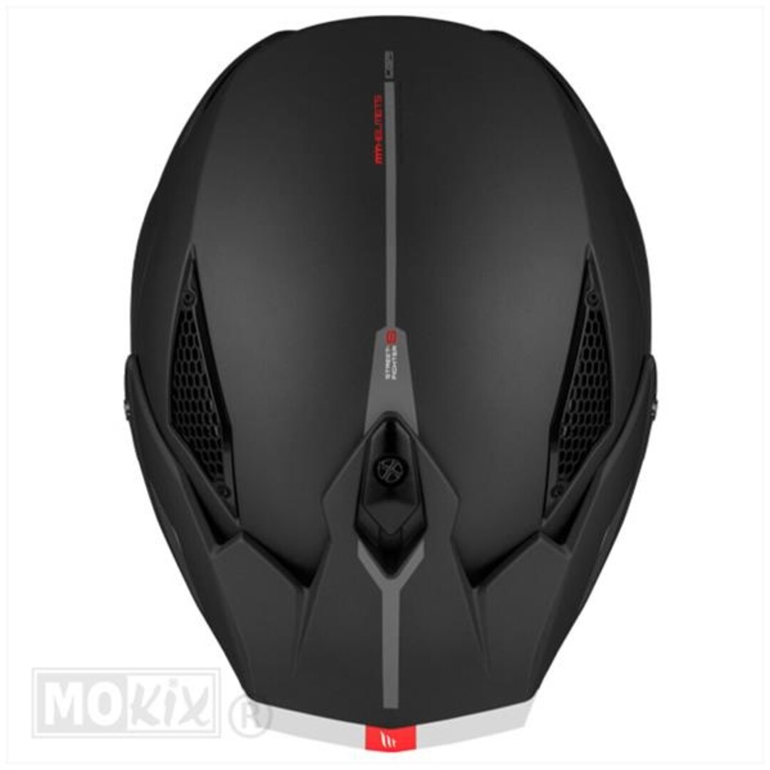 MT Helmet Helm streetfighter sv mat zwart