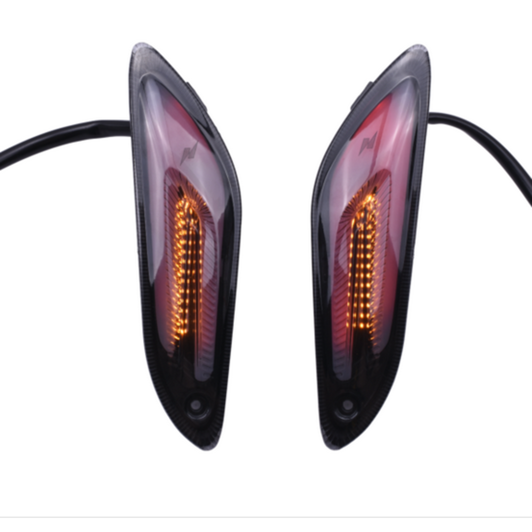 RAW-set Knipperlicht / Achter / Achterkant / Vespa sprint / LED SQ THNDR Strike (Lichte transportschade mogelijk)