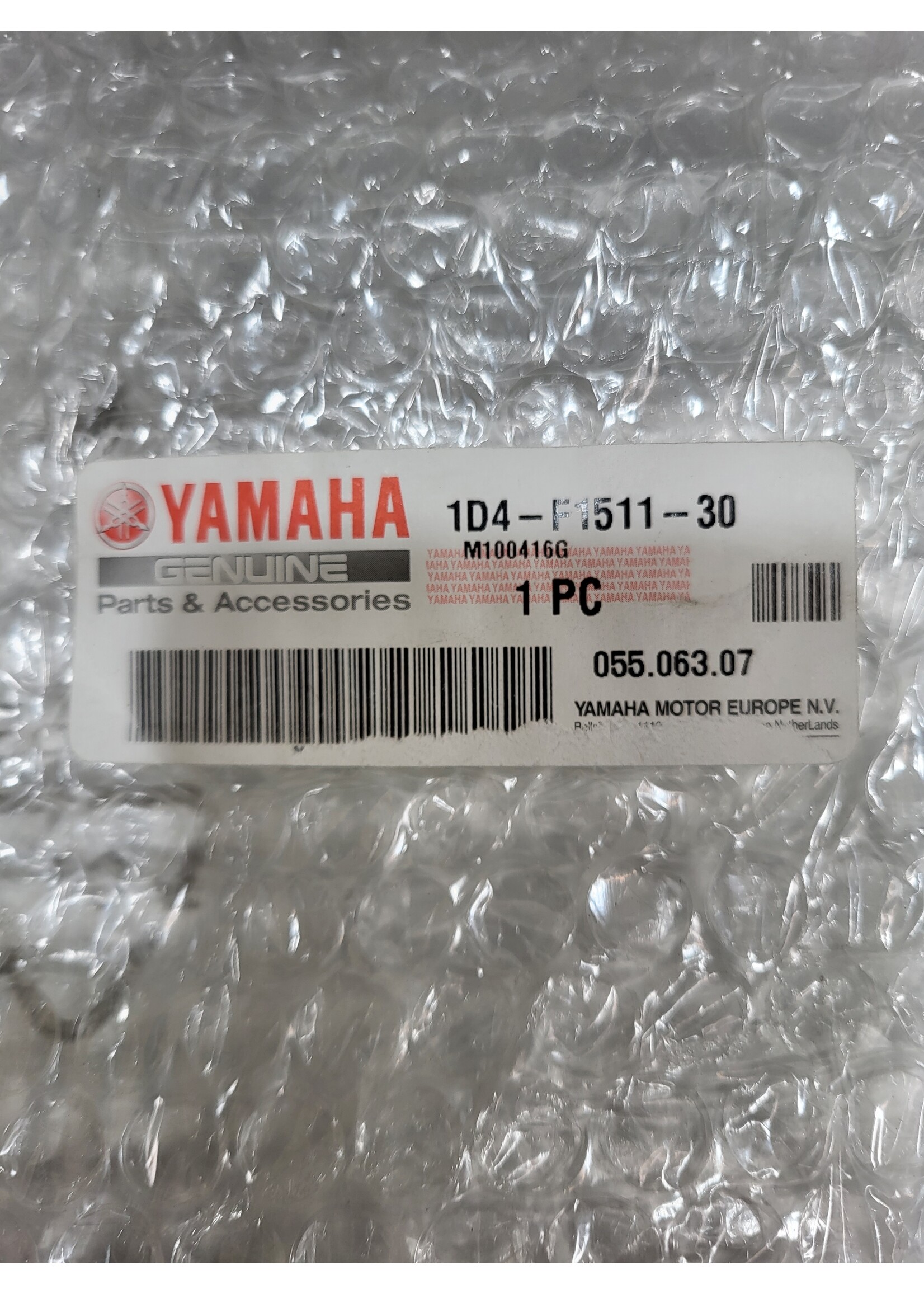 Yamaha Yamaha DT 50R 2007 1D4-F1511-30 / Voorspatbord zwart org.