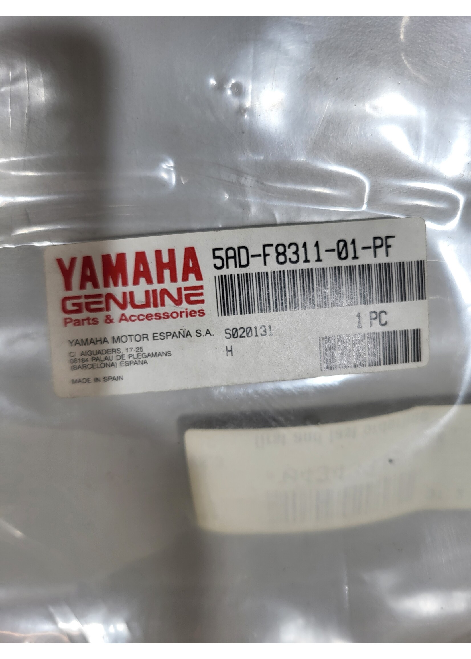 Yamaha Yamaha Neo's voorkap oud type 5AD-F8311-01-PF / Voorscherm Midnightblue in verpakking